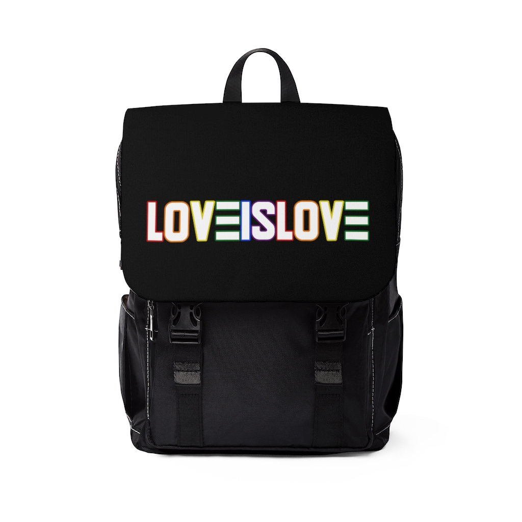 LOVE IS LOVE - Unisex Casual Shoulder Backpack