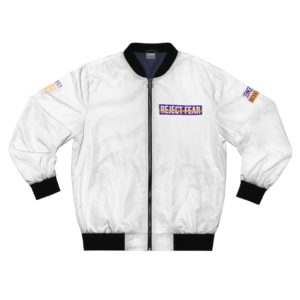 LEGENDARY - White - Men's AOP Bomber Jacket