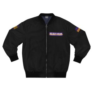 LEGENDARY - Black - Men's AOP Bomber Jacket