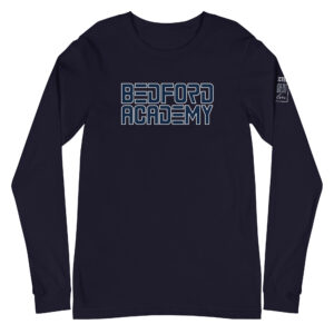 Bedford Academy - Unisex Long Sleeve Tee - Blue