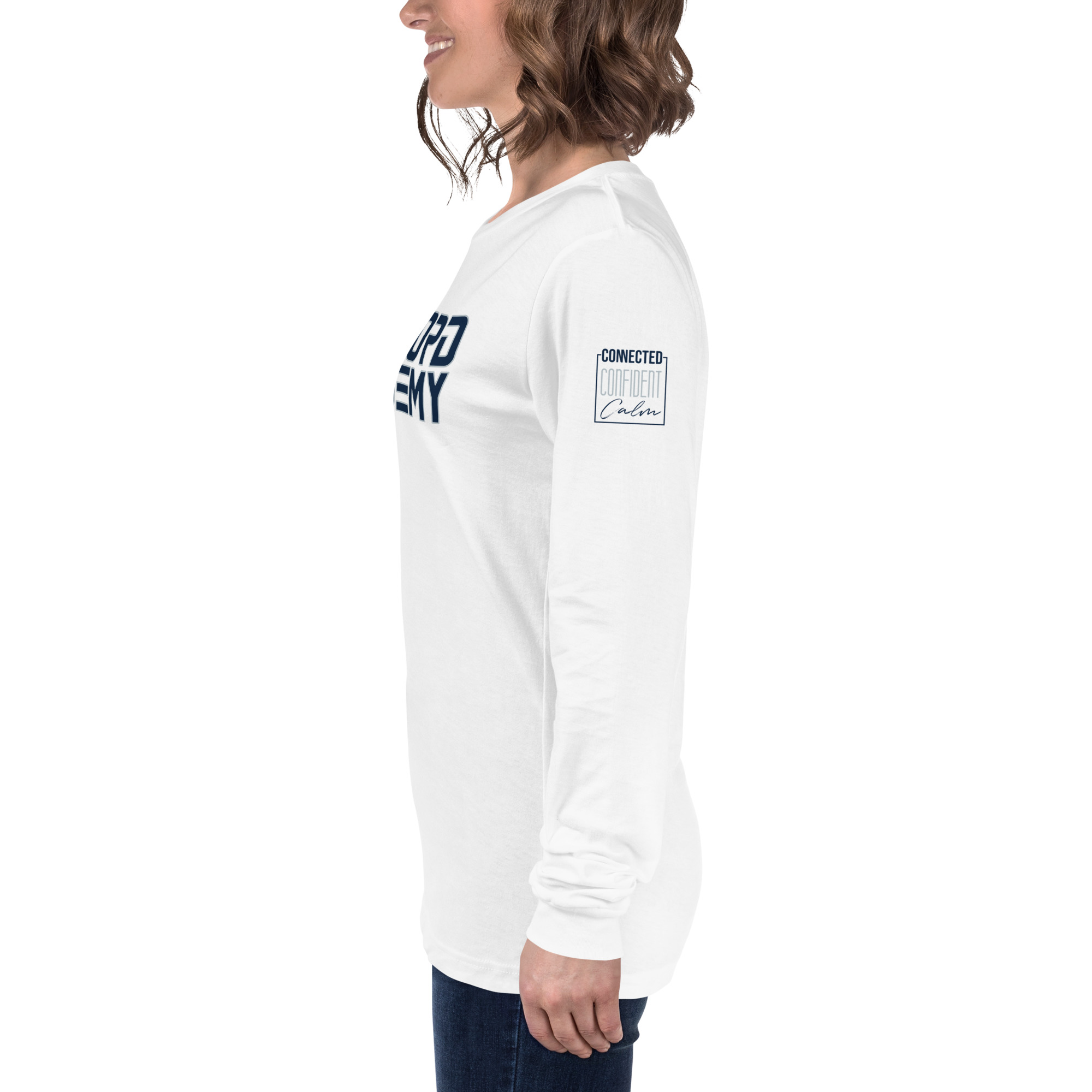 Bedford Academy - Unisex Long Sleeve Tee - White - Image 2