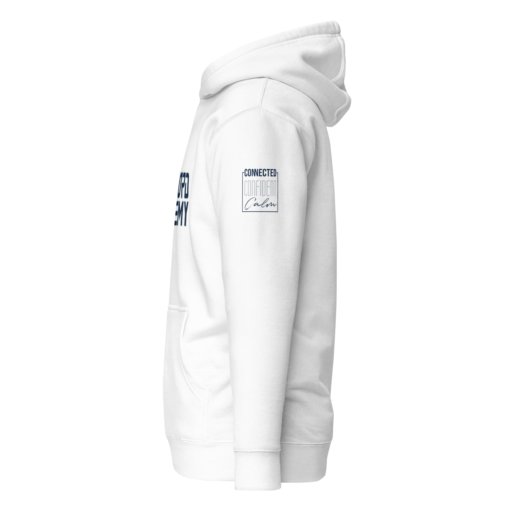 Bedford Academy - Unisex Hoodie - White - Image 3